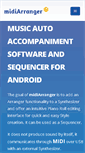 Mobile Screenshot of android-midi-arranger.com